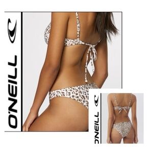 O’Neill Leo Flamenco Two Piece Leopard Bikini NWT SZ Small